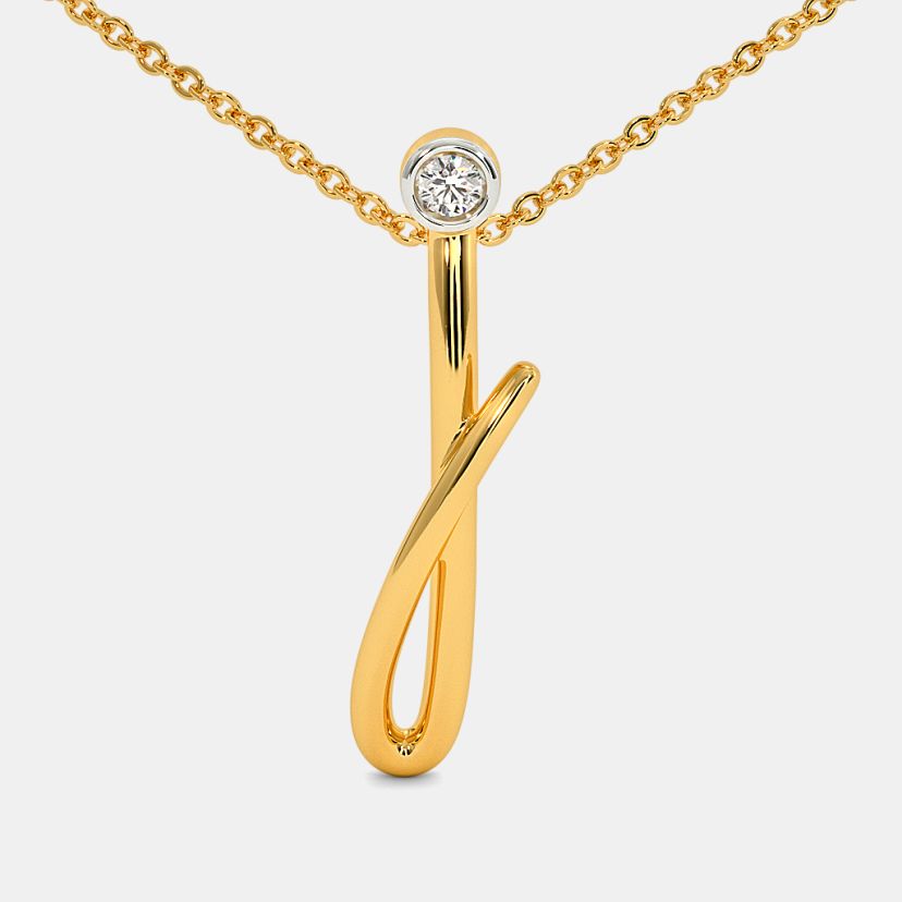 The Cursive J Necklace - image 5