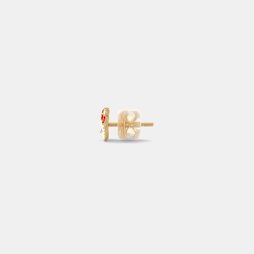 The Red Bow Stud Earrings - image 7