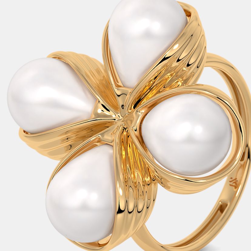 The Pearl Elegance Statement Ring - image 5