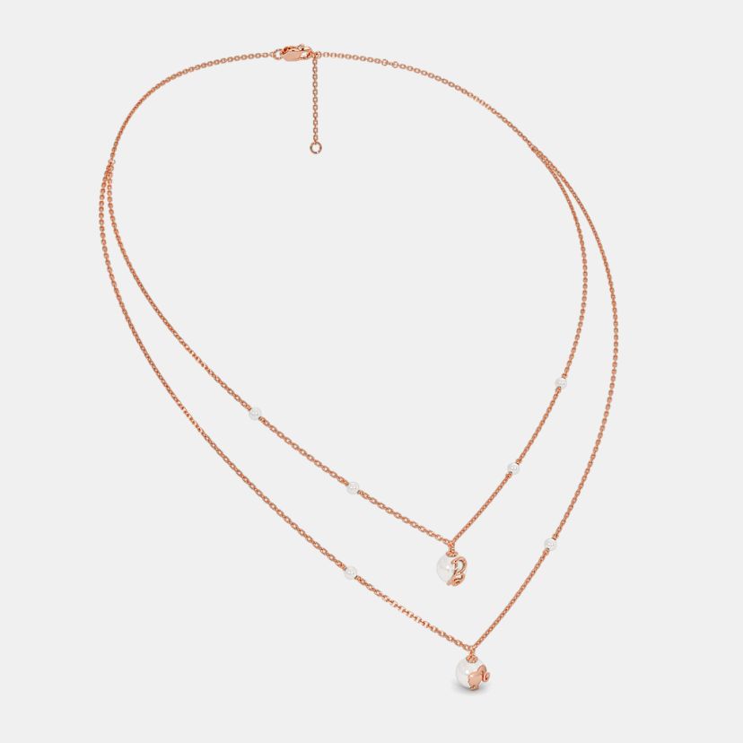 The Pearl Charm Layered Necklace - image 6