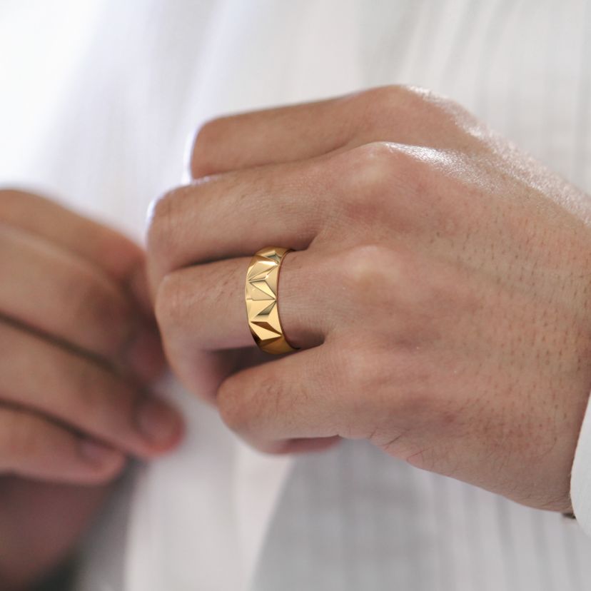 The Pasingle Band Ring For Him - image 3