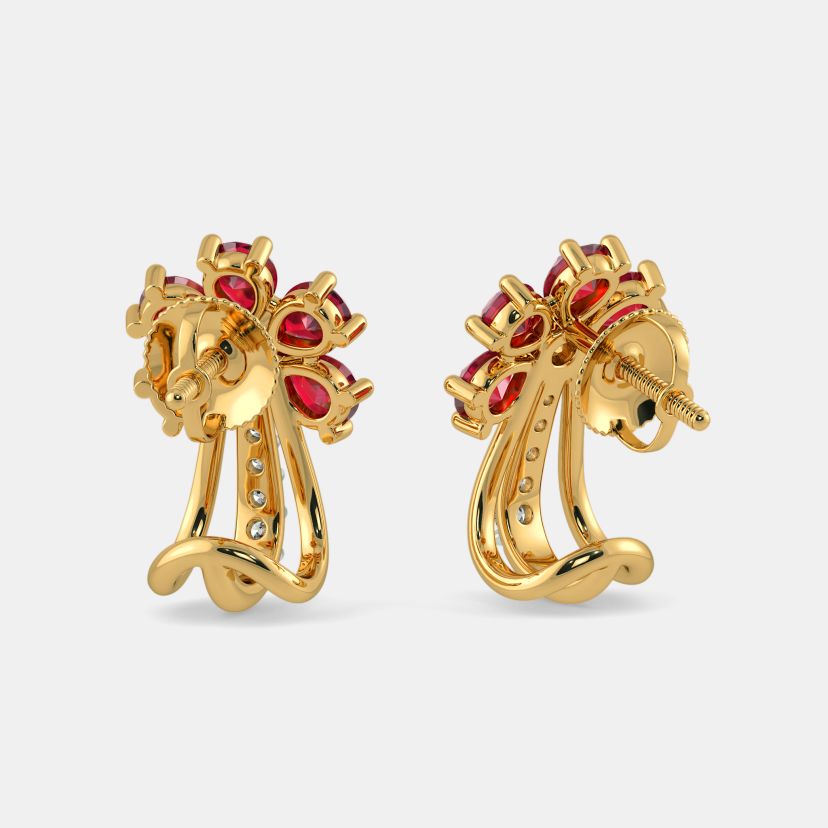 The Anurita Hoop Earrings - Detail View