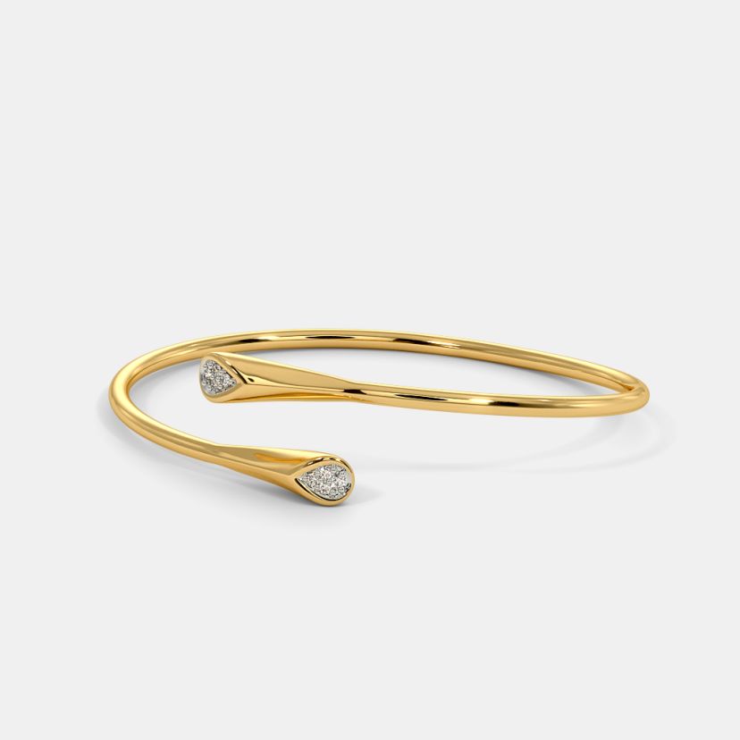 The Maisha Twister Bangle - Angle View 2