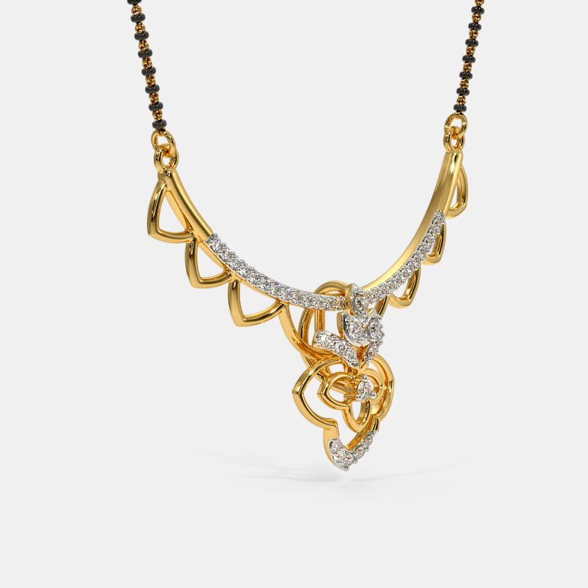 The Arini Convertible Mangalsutra Pendant - image 9