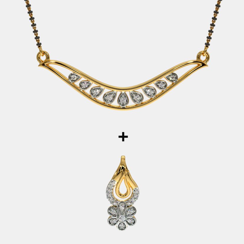 The Nakiya Convertible Mangalsutra Pendant - image 4