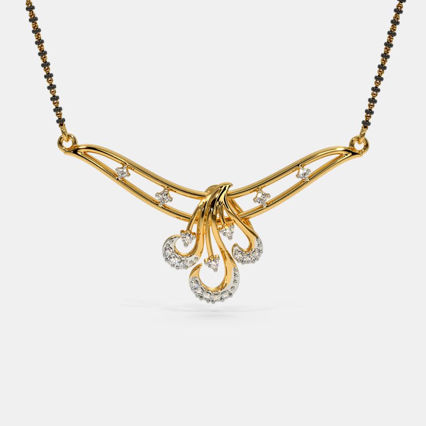 The Mahika Convertible Mangalsutra Pendant - image 8