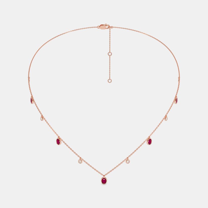 The Blazing Rubinoo Station Necklace - image 3