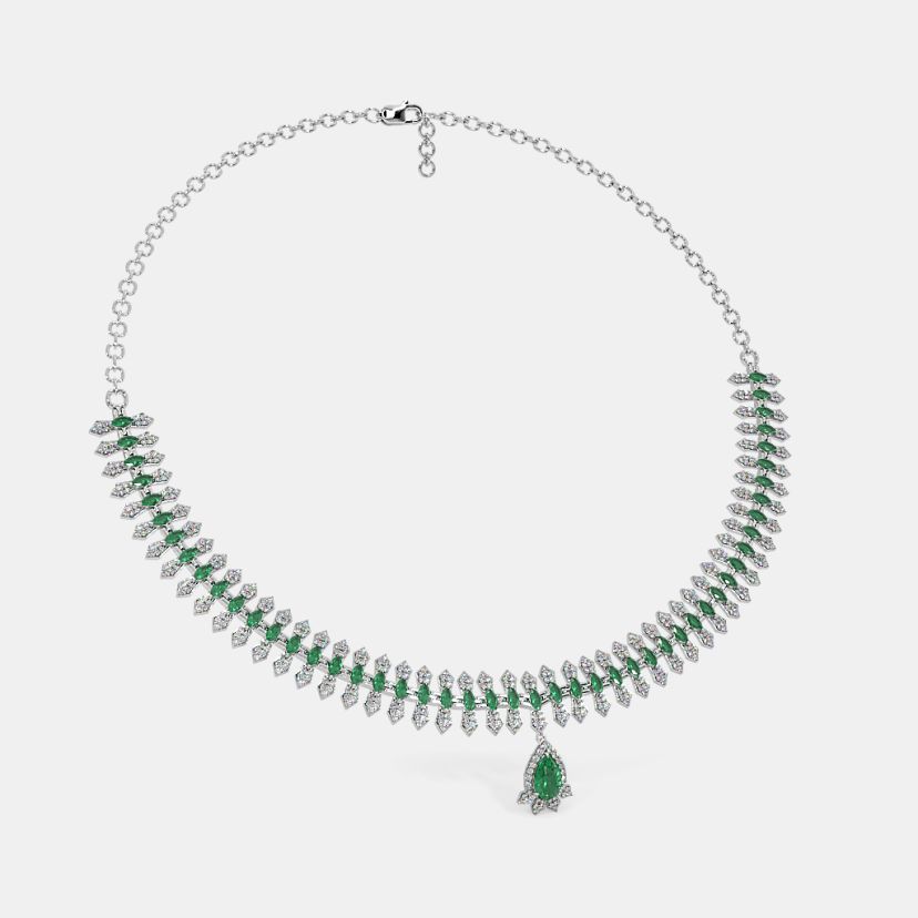 The Emeraldwhisper Collar Necklace - image 6
