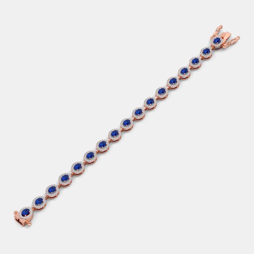 The Elliptical Elegance Tennis Bracelet - image 5
