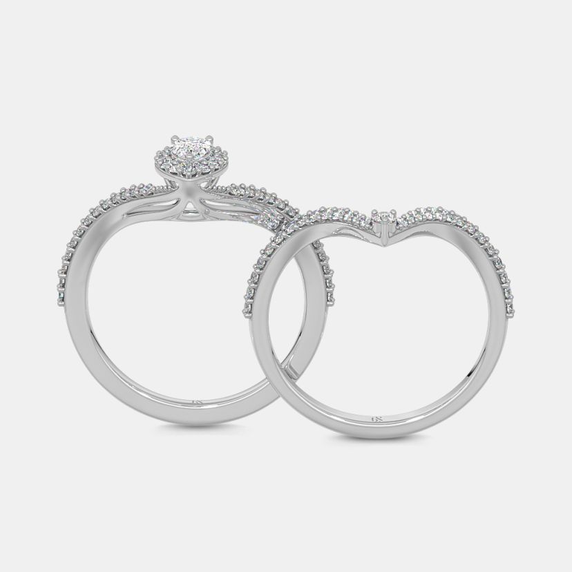 The Aimer Bridal Ring Set - image 9