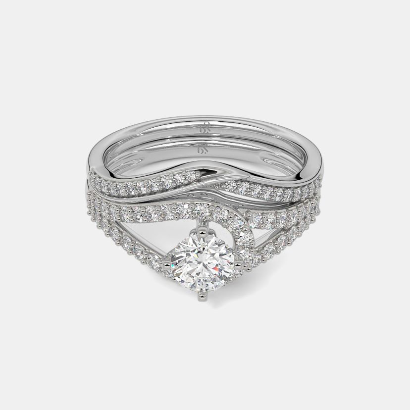 The Gecesi Bridal Ring Set - image 8