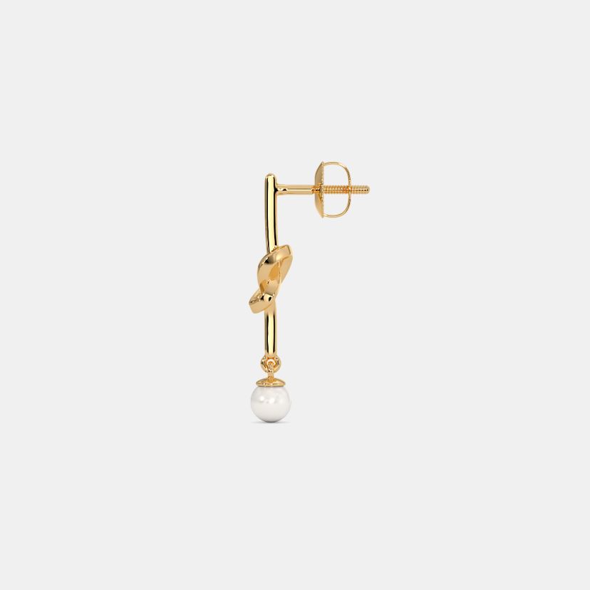 The Syem Knot Drop Earrings - image 5