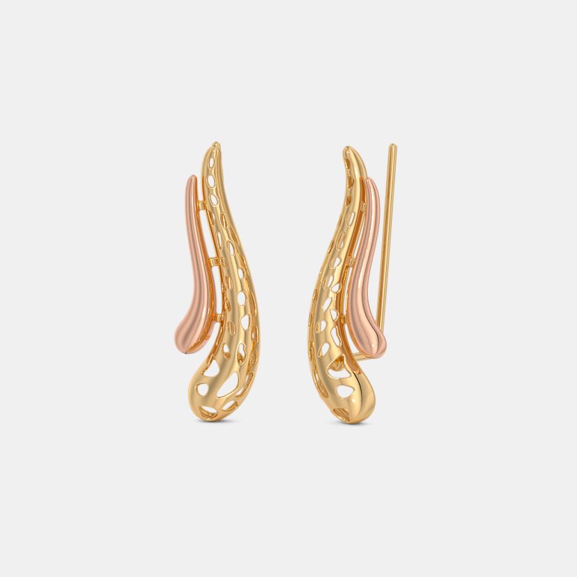 The Neruflow Ear Climber Earrings - image 1