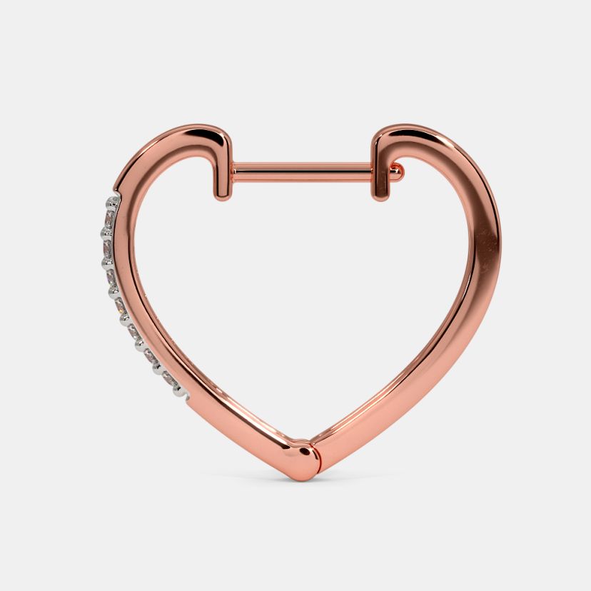 The Philippa Heart Hoop Earrings - image 5