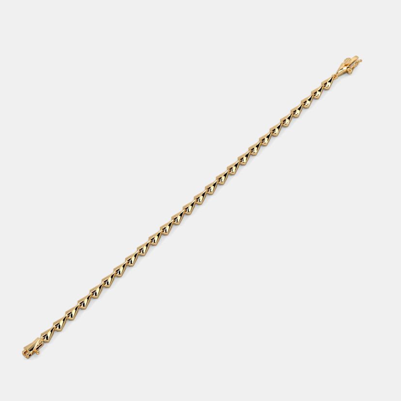 The Chiselled Link Tennis Bracelet - image 5