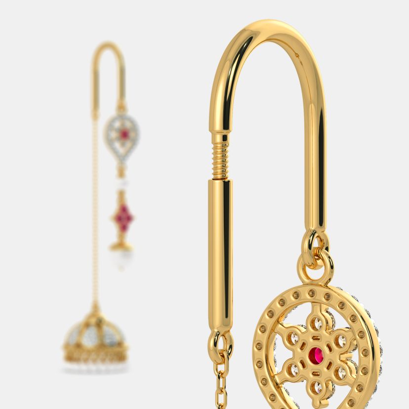 The Luxurious Allure Sui Dhaga Earrings - image 9