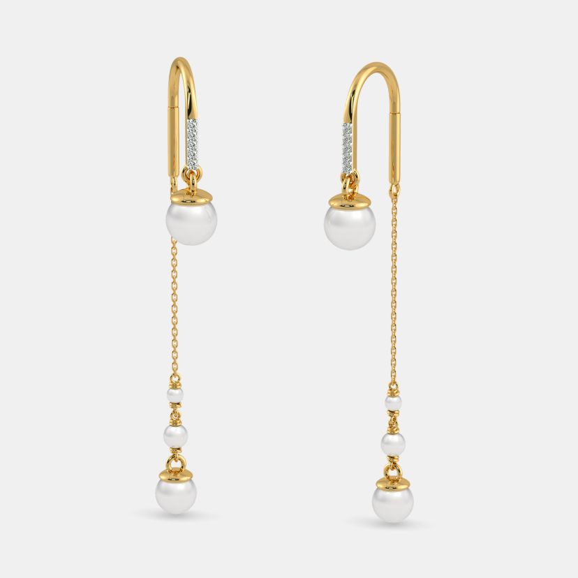 The Sheer Arc Sui Dhaga Earrings - image 1