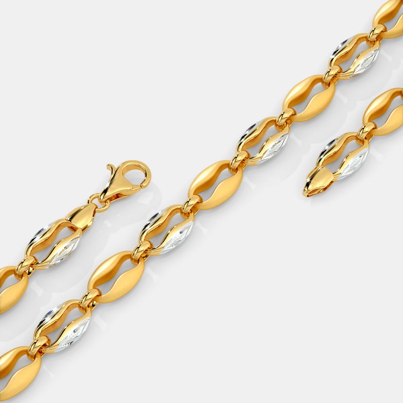 The Dax Gold Chain - Side View