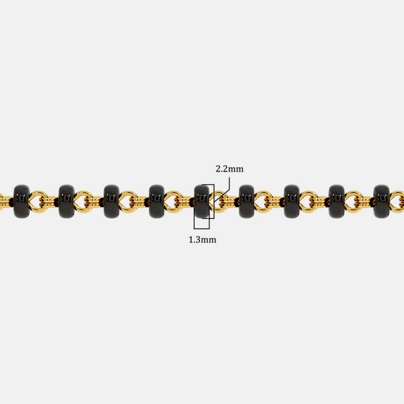 The Microbead Mangalsutra Single Line Open Chain - image 3
