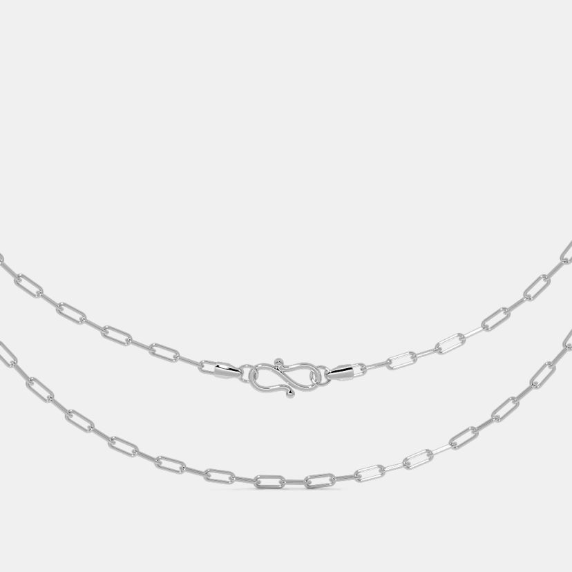 Buy Platinum Chains Designs Online India's #1