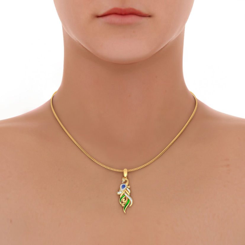 The Exotic Feather Pendant - image 8