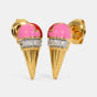 The Icecream Cone Kids Stud Earrings