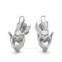 The Regal Heart Earring MountOpen Prong Image