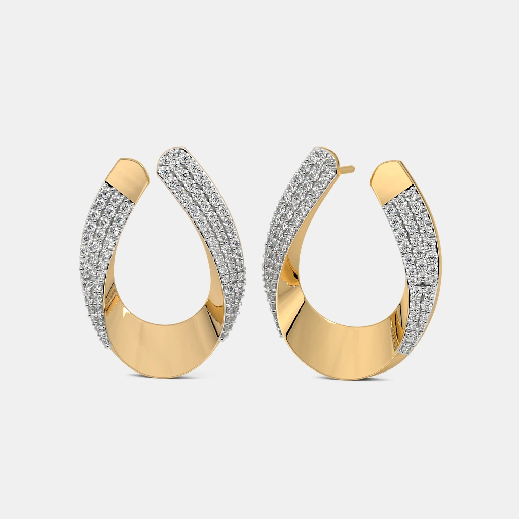 The Aureliax Orange Peel Earrings