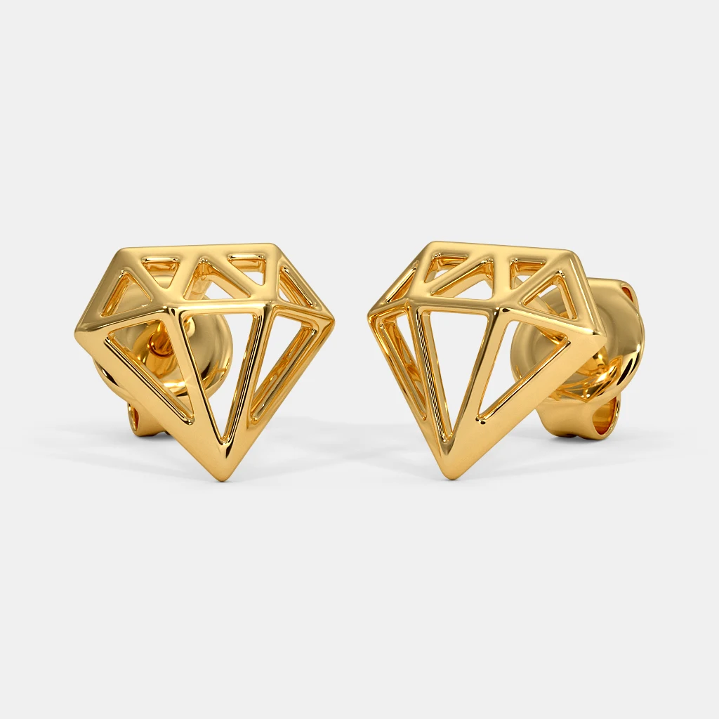 The Shiny Diamond Kids Stud Earrings