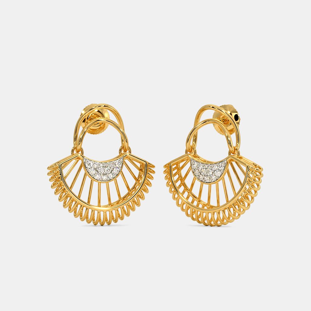 The Valeska Bag Drop Earrings | BlueStone.com