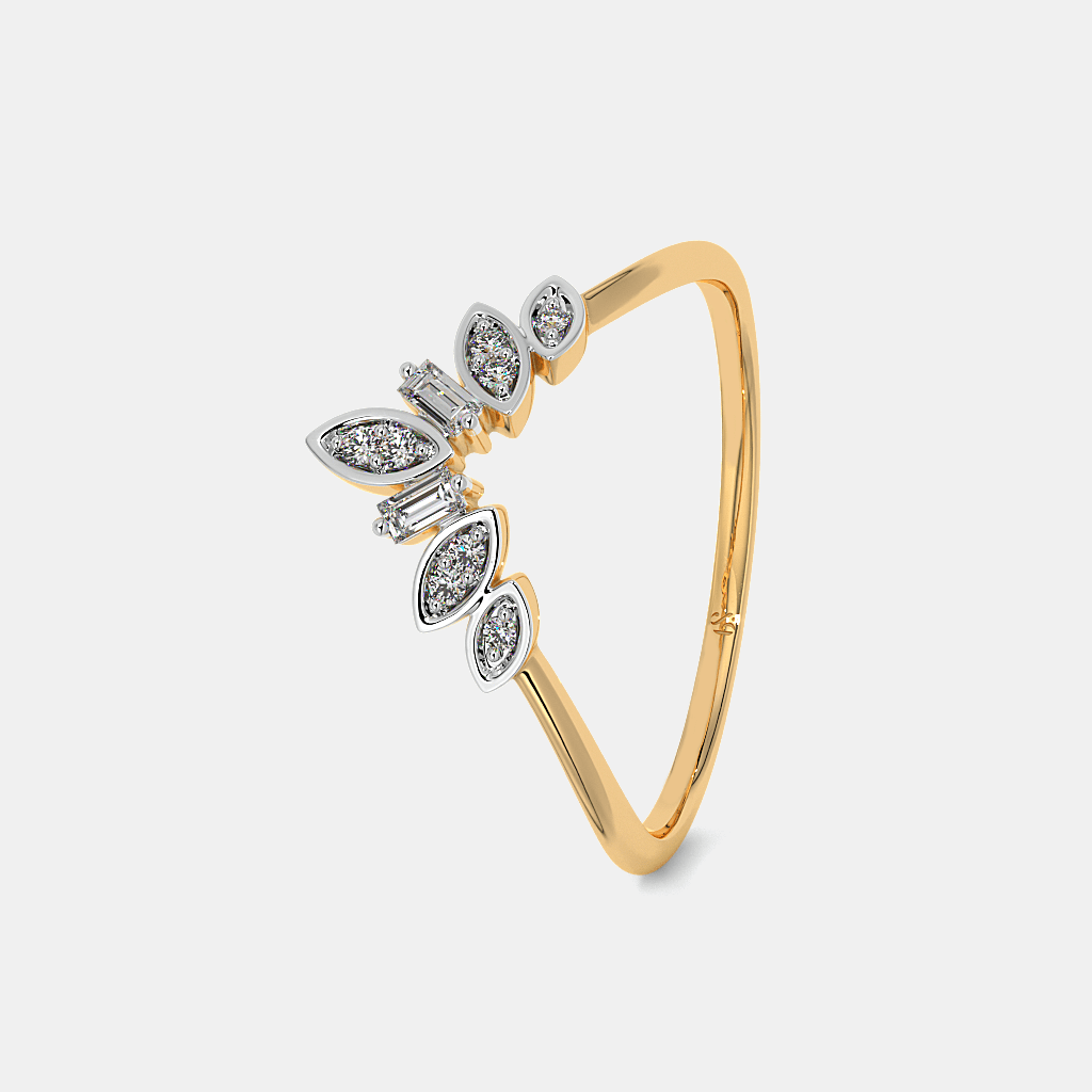 The Delise Chevron Ring alternate view 1