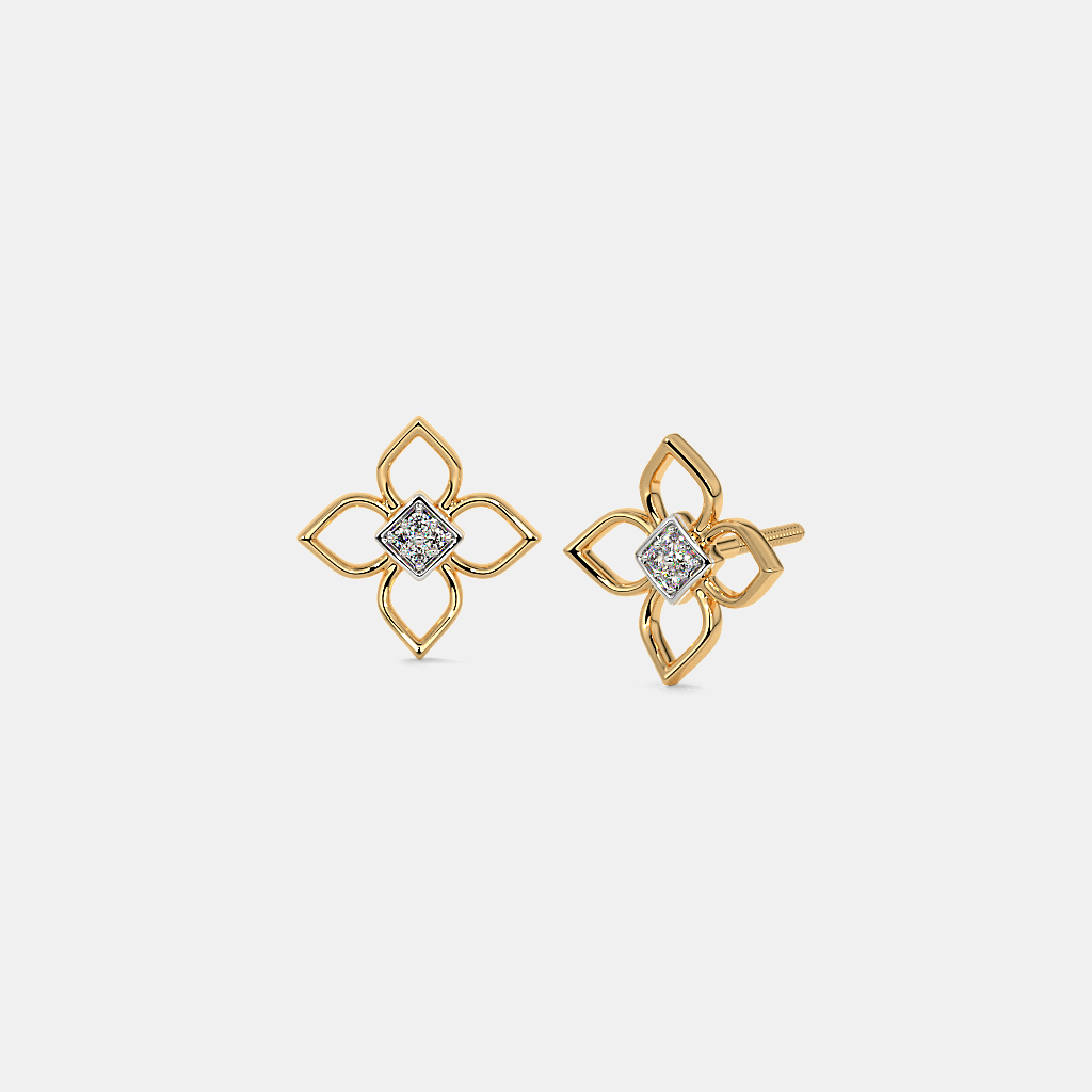 The Arbor Stud Earrings | BlueStone.com