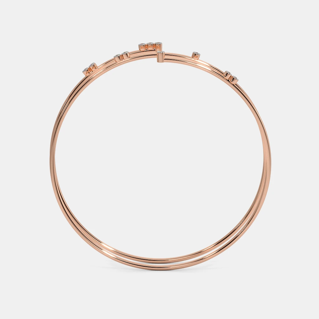 The Blingy Twister Bangle | BlueStone.com