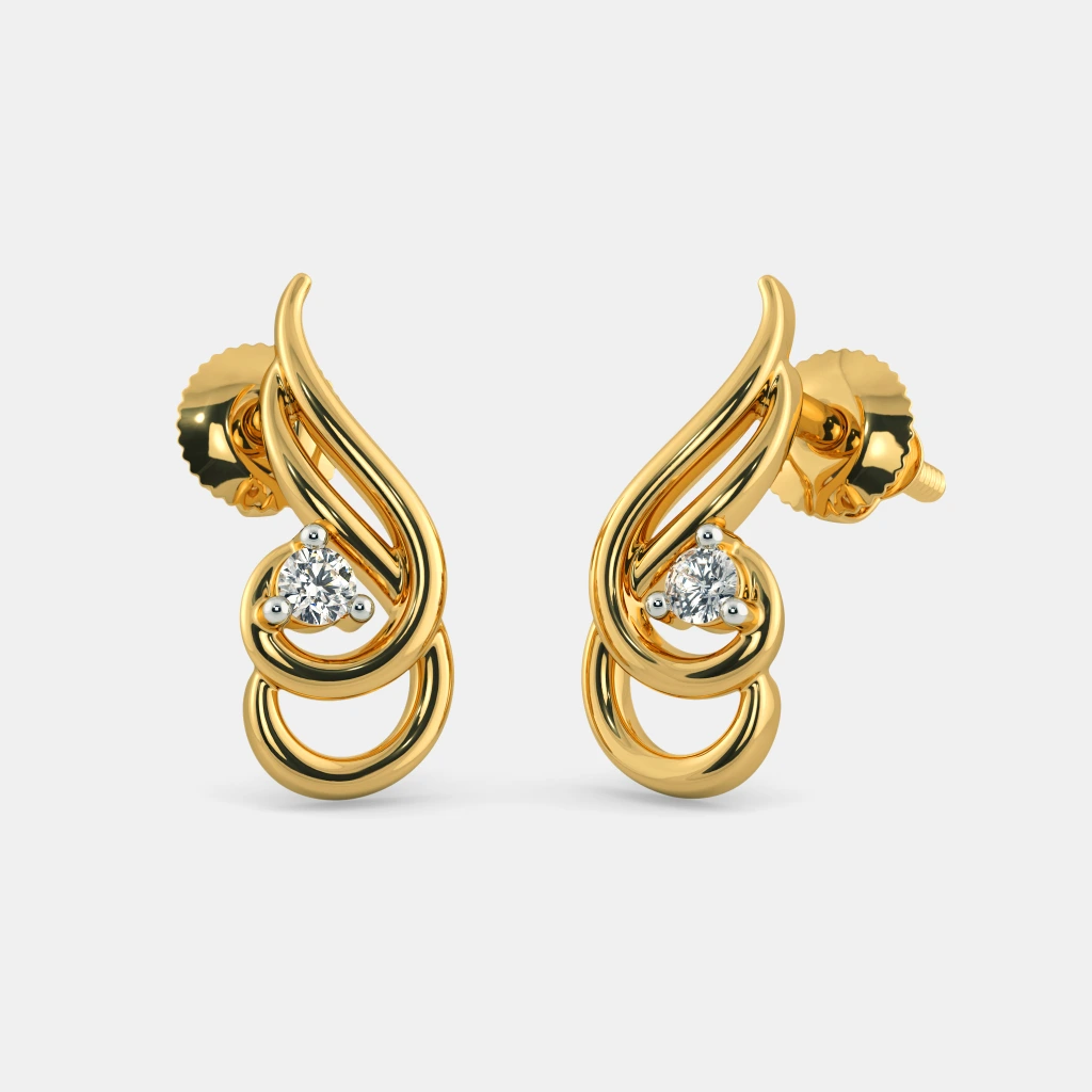 The Rowena Stud Earrings | BlueStone.com