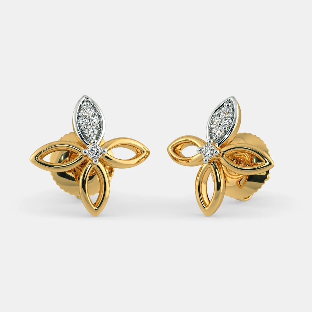 The Rina Stud Earrings | BlueStone.com