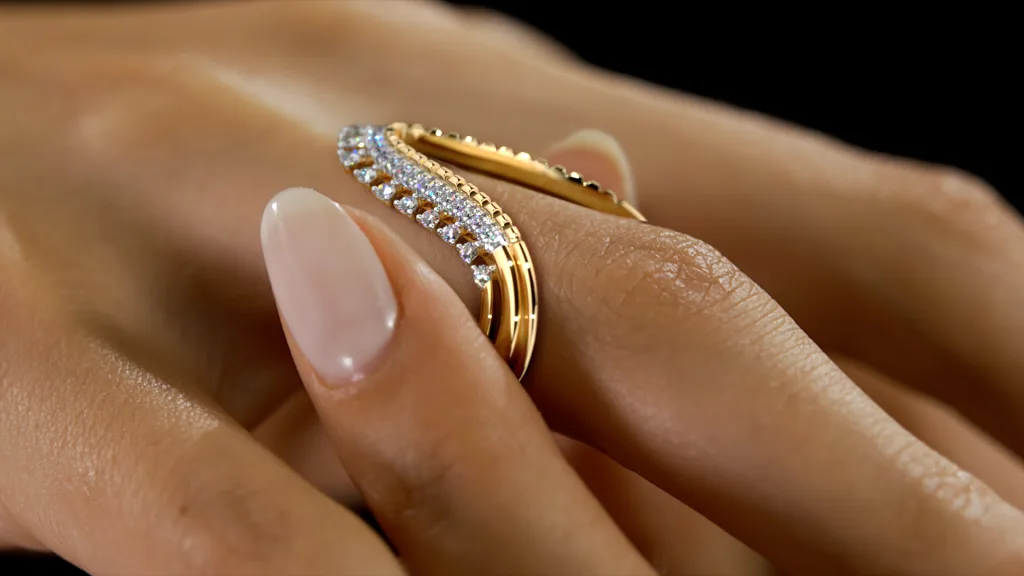 The Nirvana Vanki Ring BlueStone