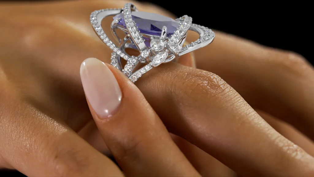 The Omivara Cocktail Ring | BlueStone.com
