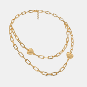 The Maelie Heart Layered Necklace - thumb 5