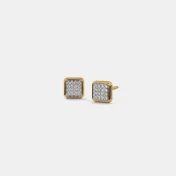 The Yareli Pave Stud Earrings - thumb 1