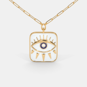 The Khufu Evil Eye Pendant Necklace For Him - thumb 4