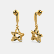 The 5 Point Star Drop Earrings - thumb 1