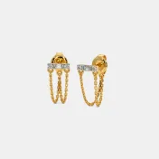 The Suki Multi Pierced Stud Earrings - thumb 1