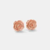 The Blooming Rose Stud Earrings - thumb 5