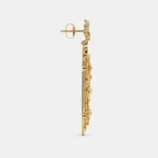 The Gul bahaar Drop Earrings - thumb 6