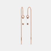 The Snowy White Sui Dhaga Earrings - thumb 1