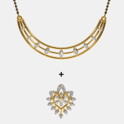 The Bhasha Convertible Mangalsutra Pendant - thumb 4