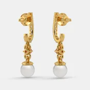 The Deema J Hoop Earrings - thumb 8