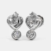 The Siria Love Stud Earrings - thumb 1