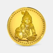 50 gram 24 KT Krishna Gold Coin - thumb 1