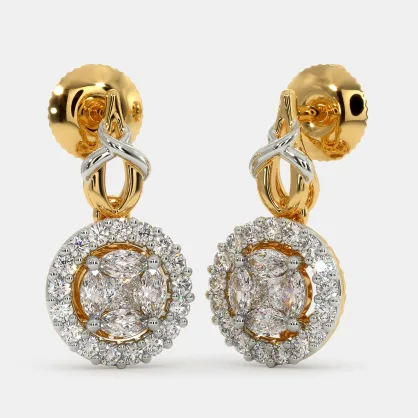 Diamond drop earrings AashniCo  Vogue India  Wedding Wardrobe